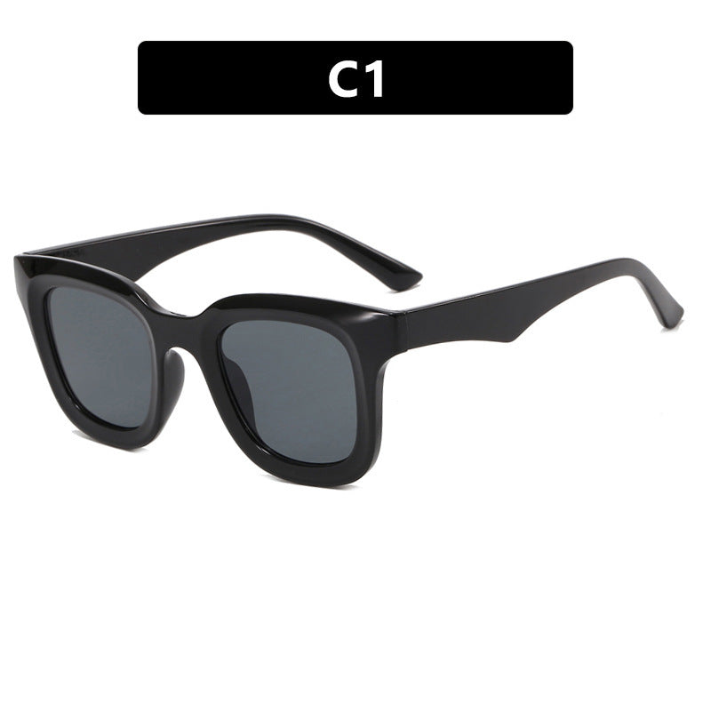 Wholesale PC Large Frame Square Concave Sunglasses